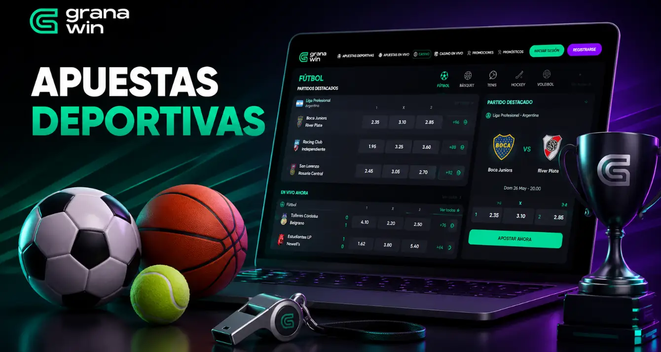 Apuestas deportivas integradas en Granawin.com